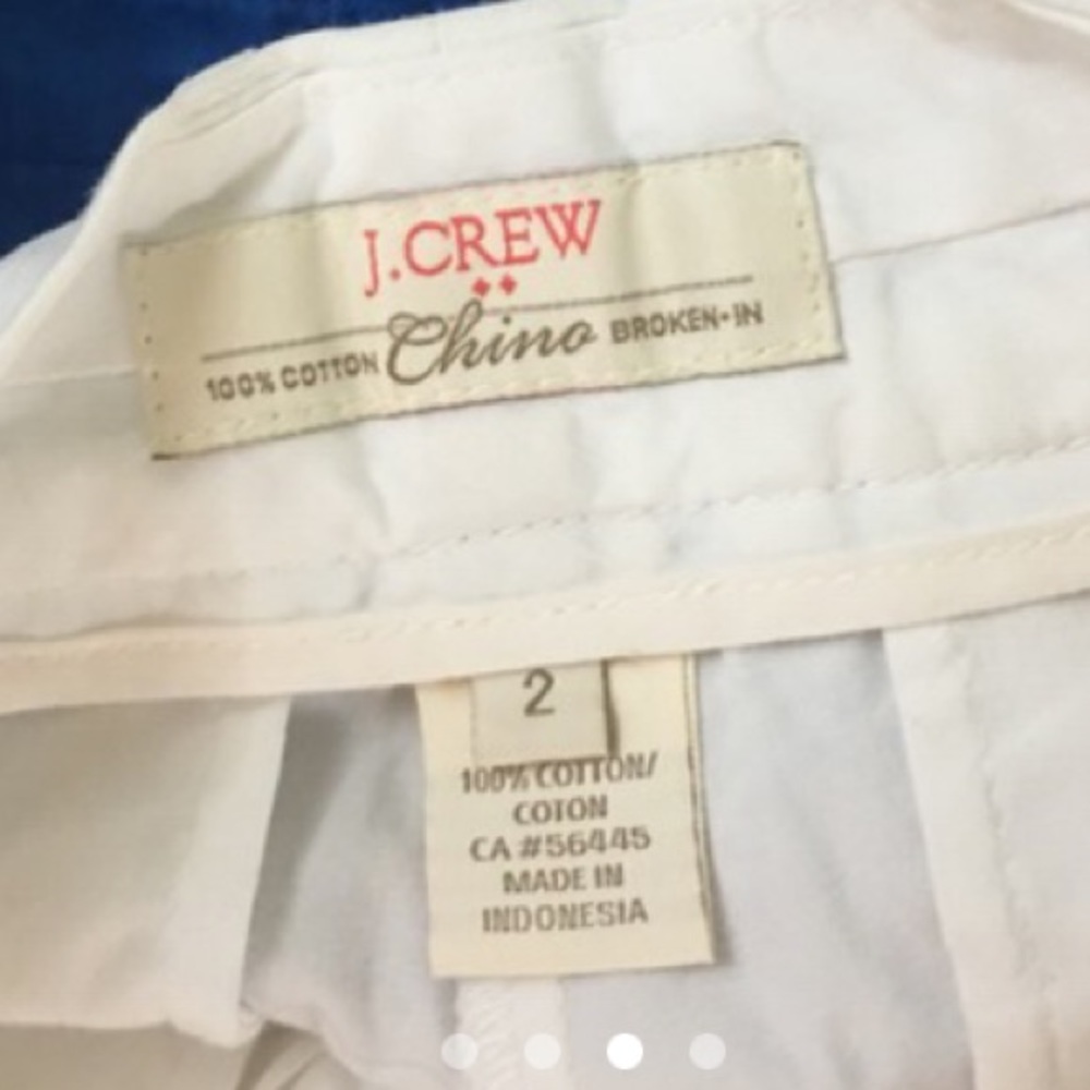 ISO J. Crew White Shorts